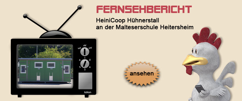 HeiniCoop Hühnerstall im Fernsehen