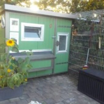 Heinicoop Huehnerstall Tres bei Sascha Winkler Garten und Landschaftsbau