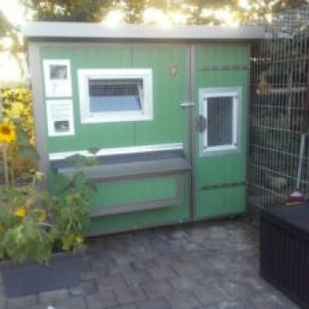 Heinicoop Huehnerstall Tres bei Sascha Winkler Garten und Landschaftsbau
