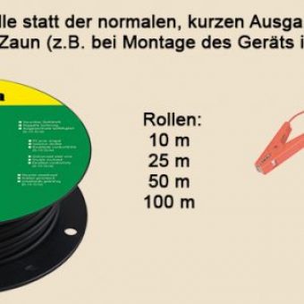 Erdkabel fuer Weidezaungeraet