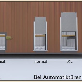 Große Tuere fuer große Huehnerrassen